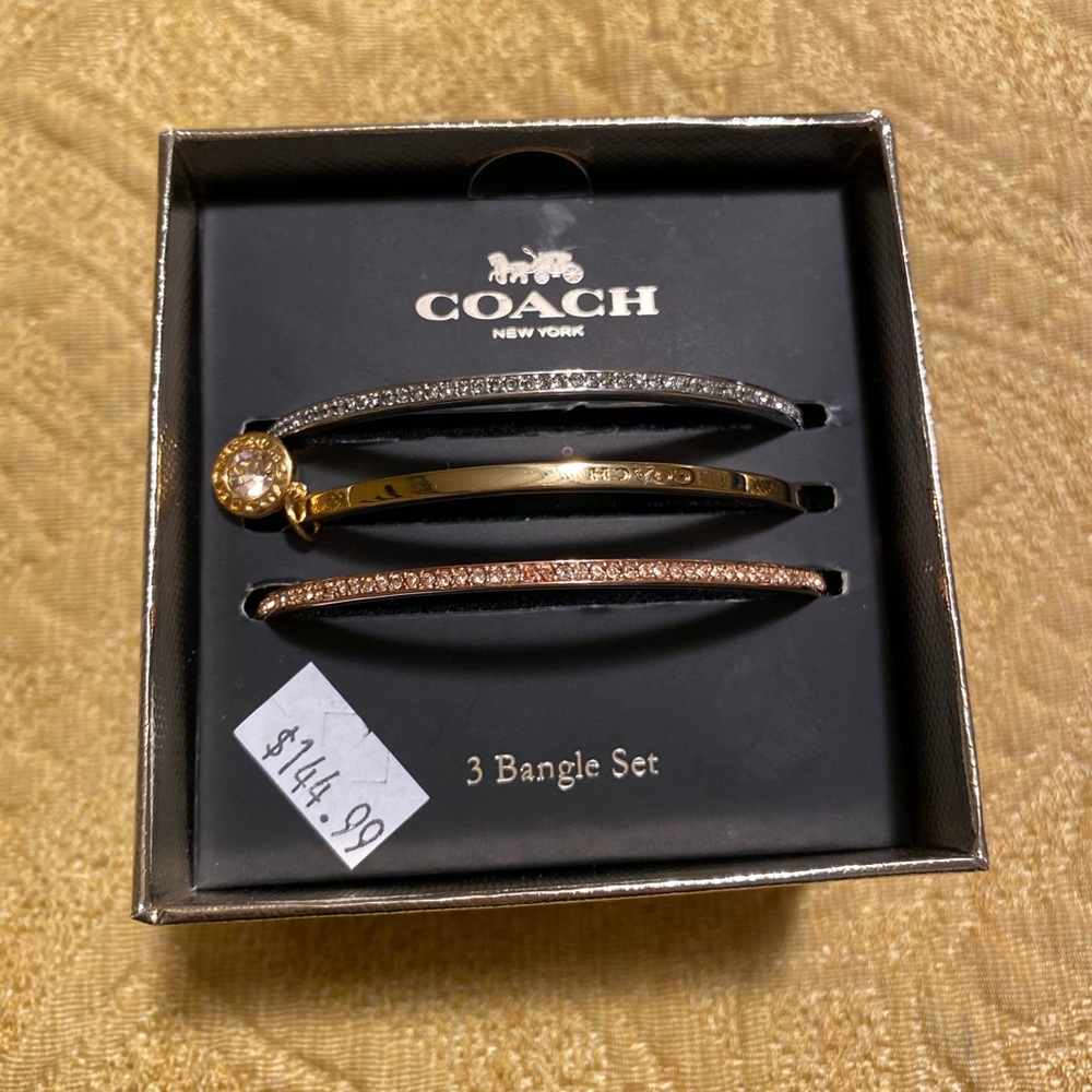 Coach 3 bangle set - Picture 2 of 5